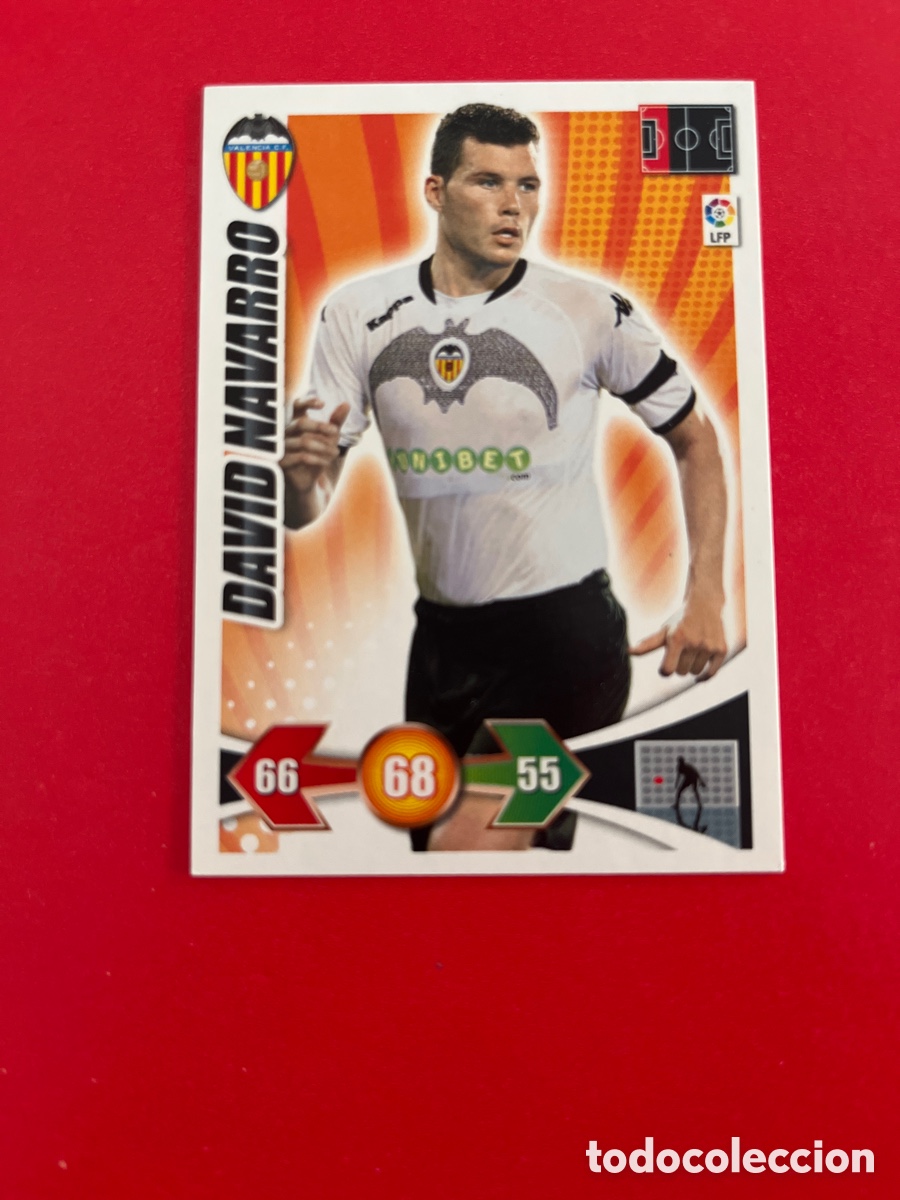 Football Stickers: DAVID NAVARRO VALENCIA C.F. 275 ADRENALYN 2009 2010 PANINI XL 09 10 CROMOS CARTA FUTBOL