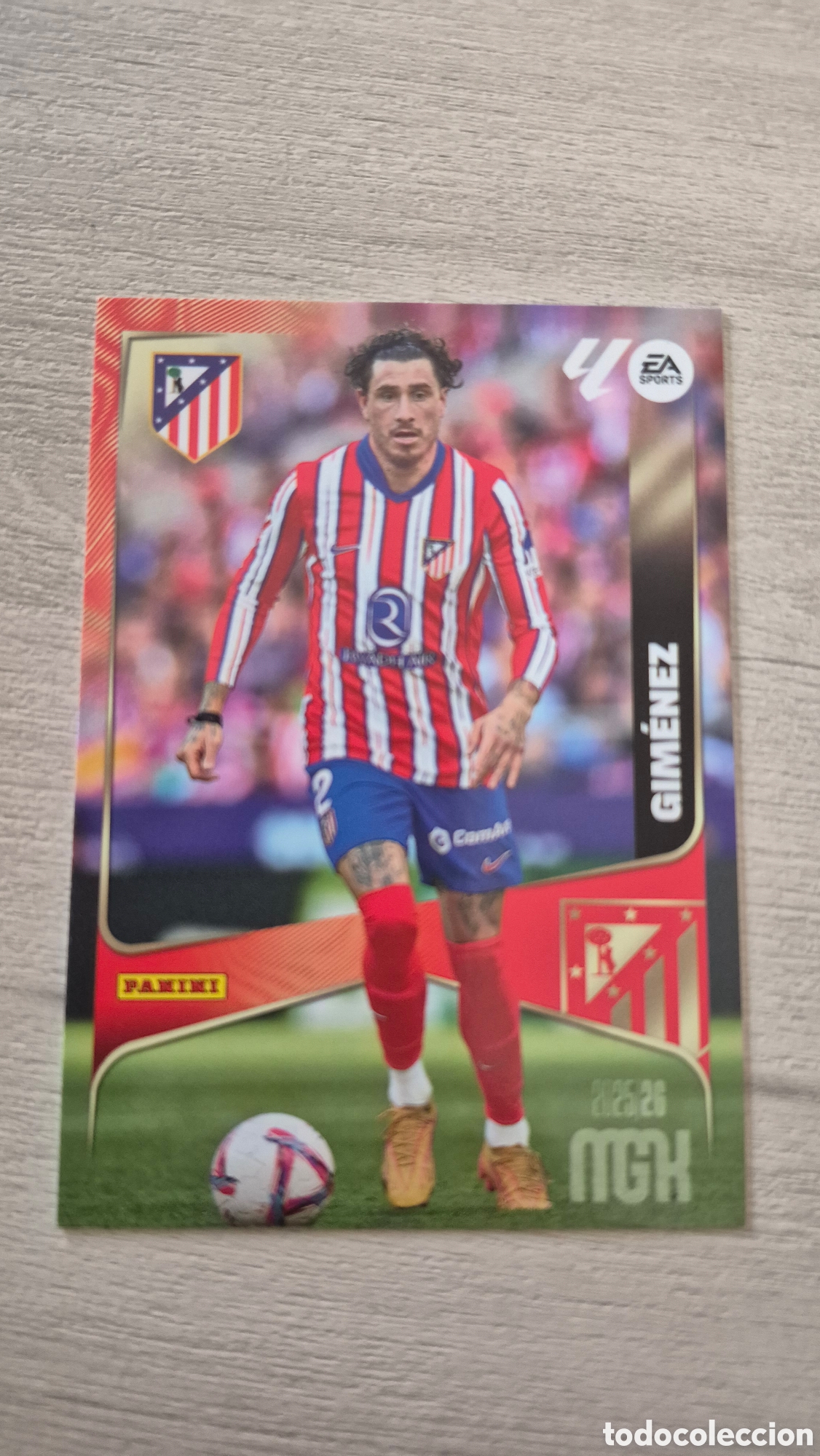 Figurine di Calcio: N&deg;59 Atl&eacute;tico Madrid Gim&eacute;nez Megacracks 25/26