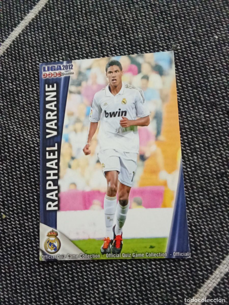 Fu&szlig;ball-Sticker: 661 varane real Madrid quiz game collection 2012