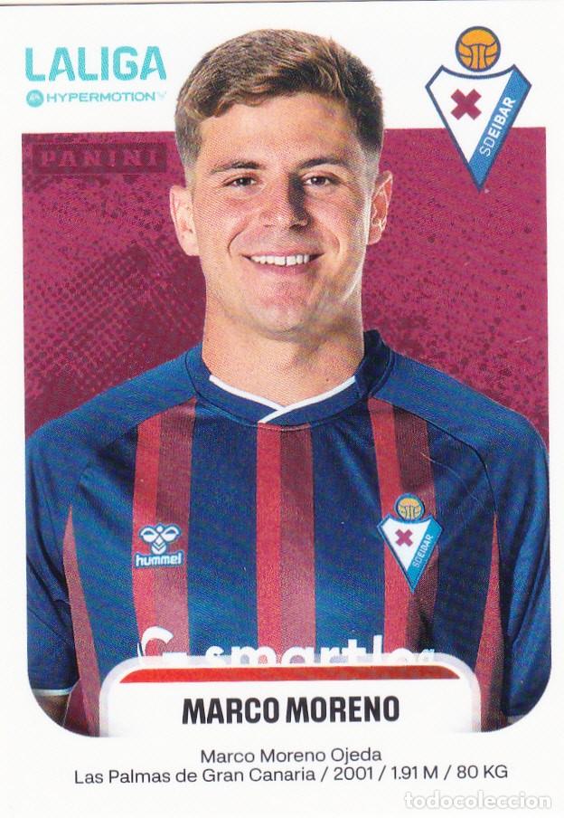 Figurine di Calcio: LA LIGA HYPERMOTION 2025-26 * MARCO MORENO DEL EIBAR N&ordm; 197 * NUEVO (A-15)