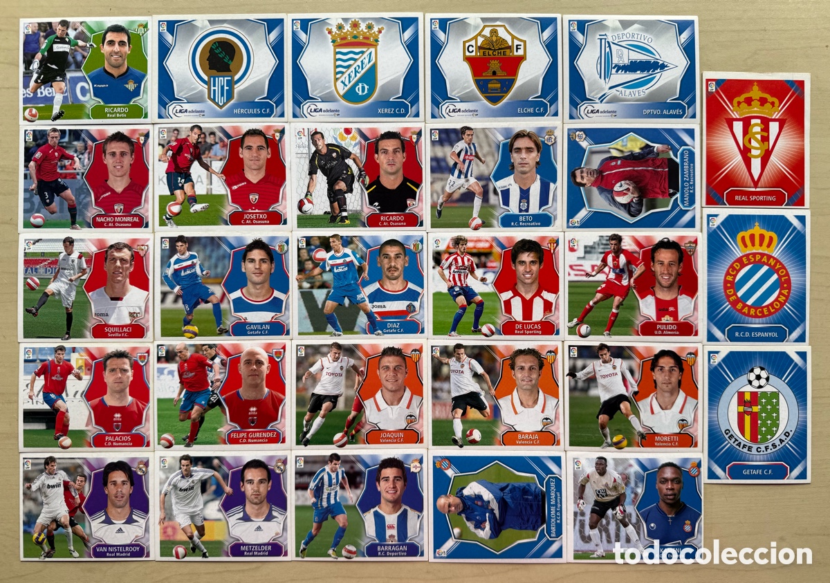 Figurine di Calcio: LOTE 28 CROMOS DISTINTOS EDICIONES LIGA ESTE 2008 2009 ALBUM PANINI 08 09