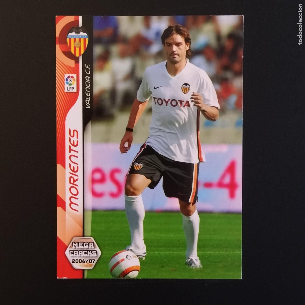 Fu&szlig;ball-Sticker: 323 BIS MORIENTES NUEVA FICHA VALENCIA CROMOS ALBUM MEGACRACKS LIGA FUTBOL 2006 2007 06 07