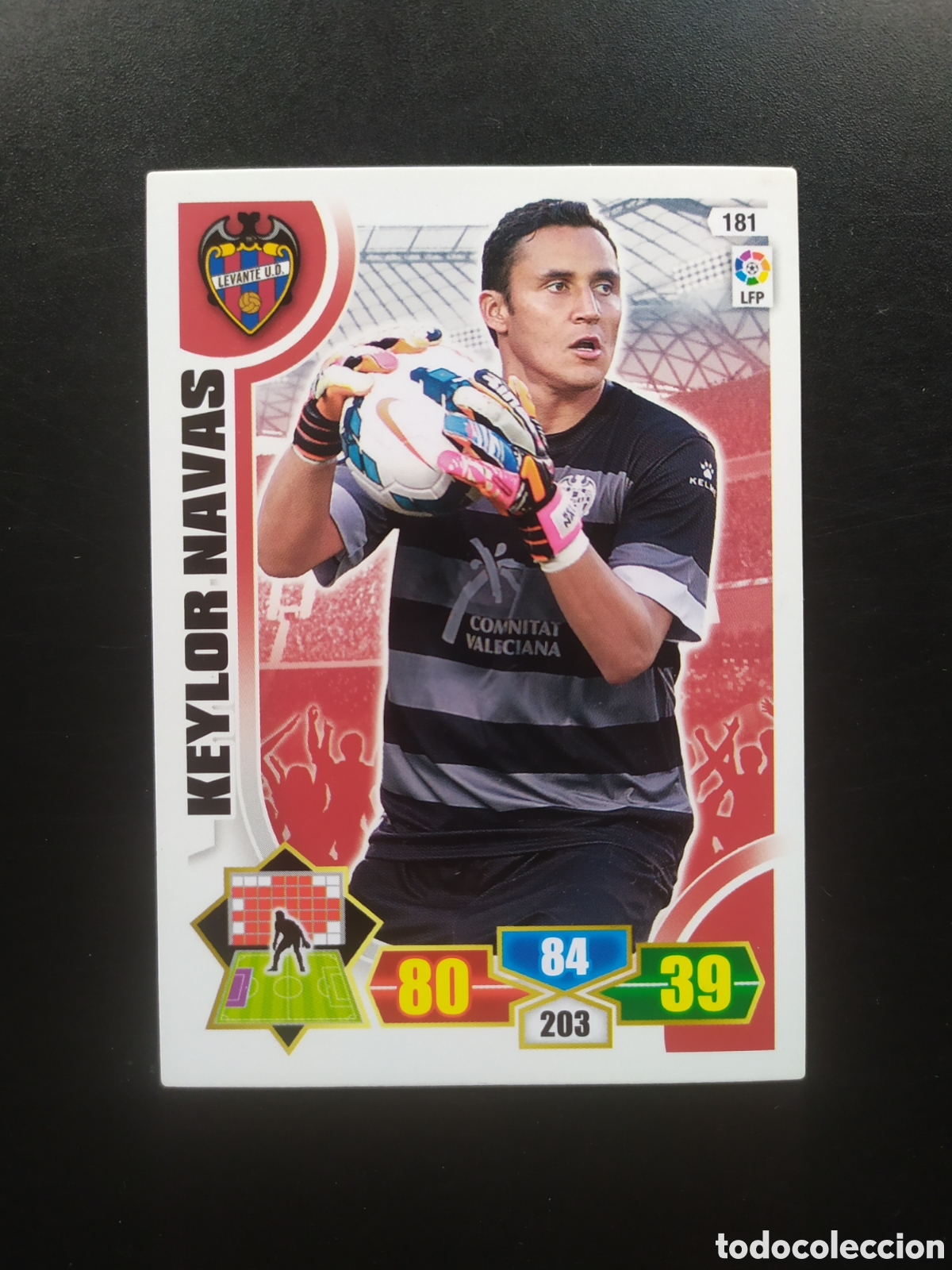 Cromos de F&uacute;tbol: Adrenalyn 2013 2014 13 14 panini Keylor Navas n&deg; 181 Levante