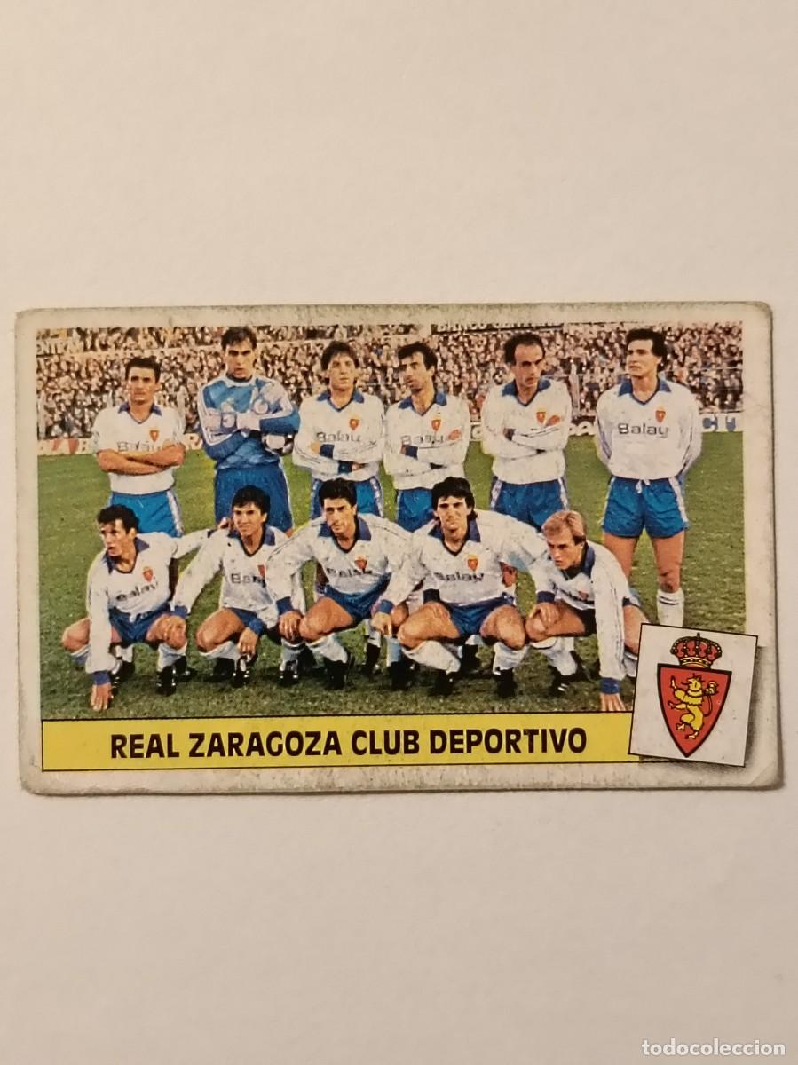 Cromos de F&uacute;tbol: ALINEACION REAL ZARAGOZA LIGA 86/87 ESTE