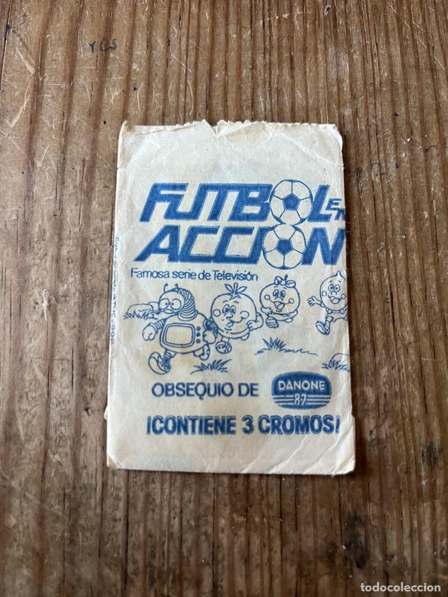 Cromos de F&uacute;tbol: R31107 SOBRE ABIERTO SIN CROMOS FUTBOL EN ACCION DANONE MUNDIAL 1982