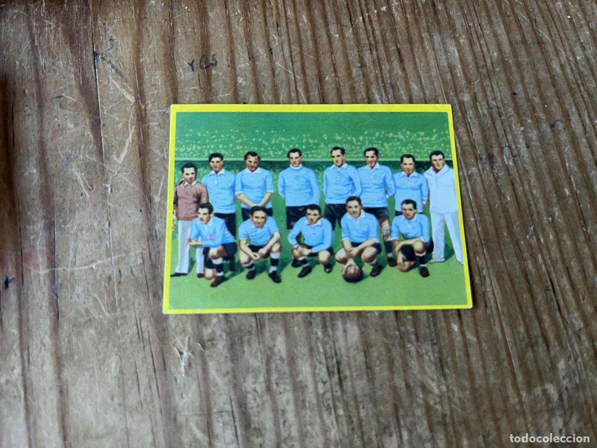 Cromos de F&uacute;tbol: R31107 CROMO SIN PEGAR NUNCA PEGADO FUTBOL EN ACCION MUNDIAL ESPA&Ntilde;A 1982 DANONE # 13 URUGUAY