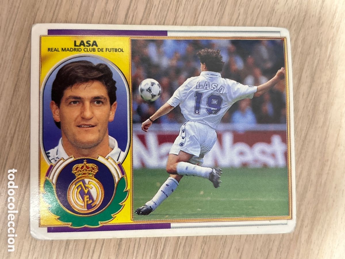 Cartes &agrave; collectionner de Football: LASA REAL MADRID LIGA ESTE 1996 1997 96 97 NUNCA PEGADO SIN PEGAR