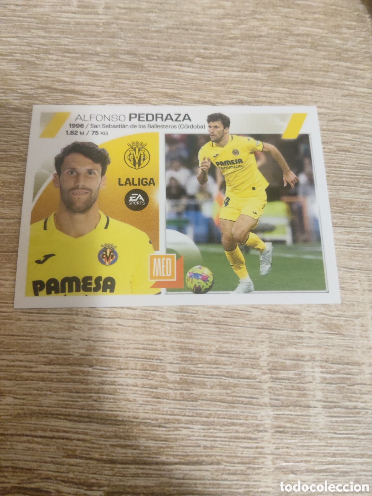 Cromos de f&uacute;tbol: Pedraza Villarreal liga 2023 2024 23 24 ediciones este