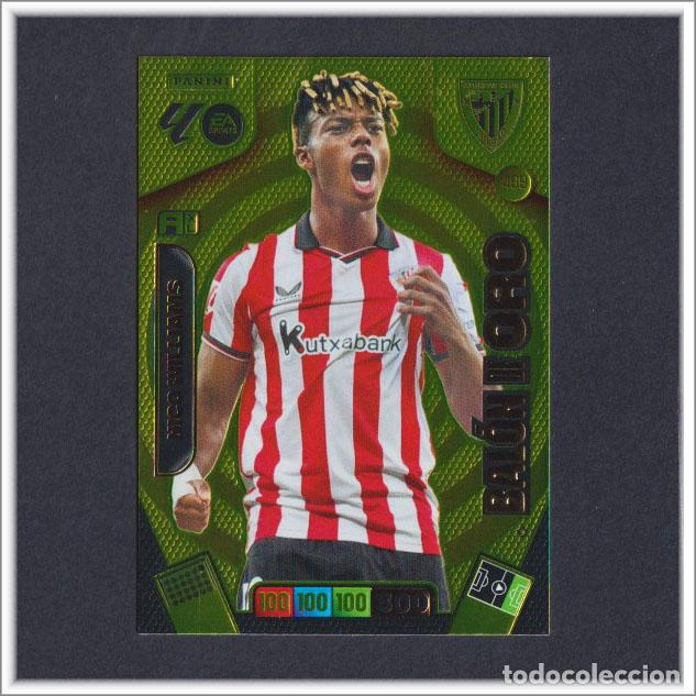 Cartes &agrave; collectionner de Football: ADRENALYN XL 2025 2026 25 26 PANINI NICO WILLIAMS 469 BALON DE ORO ATHLETIC BILBAO LIGA COLECCI&Oacute;N