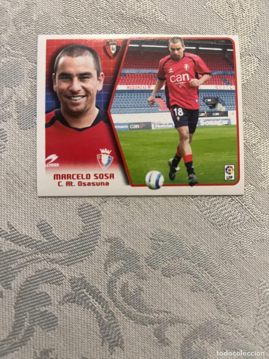Figurine di Calcio: MARCELO SOSA OSASUNA FICHAJE 17 SIN PEGAR LIGA ESTE 2005/06 05 06