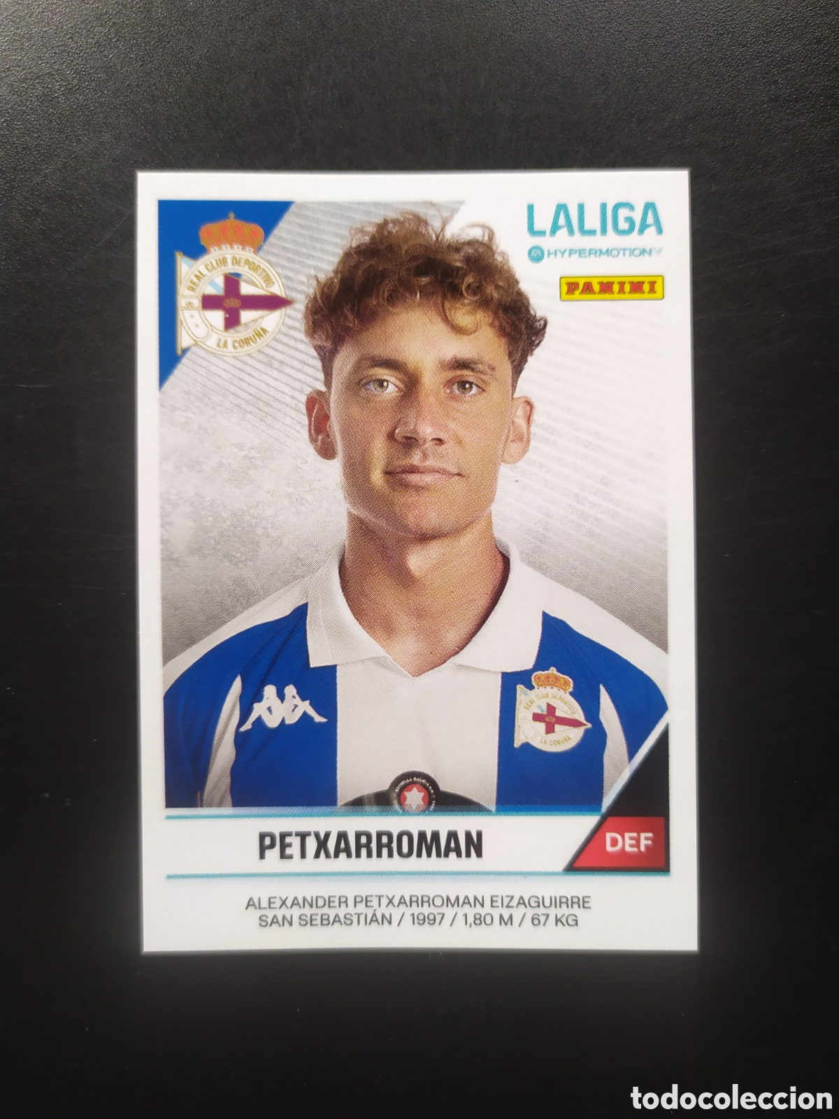 Fu&szlig;ball-Sticker: Liga Hypermotion 2024 2025 24 25 panini Petxarroman n&deg; 139 Deportivo Coru&ntilde;a