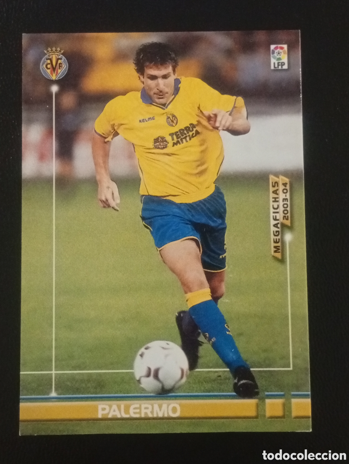 Fu&szlig;ball-Sticker: 341 PALERMO VILLARREAL 2003 2004 03 04 3 4 MEGAFICHAS MEGA FICHAS MEGACRACKS PANINI CROMOS CARDS TCG