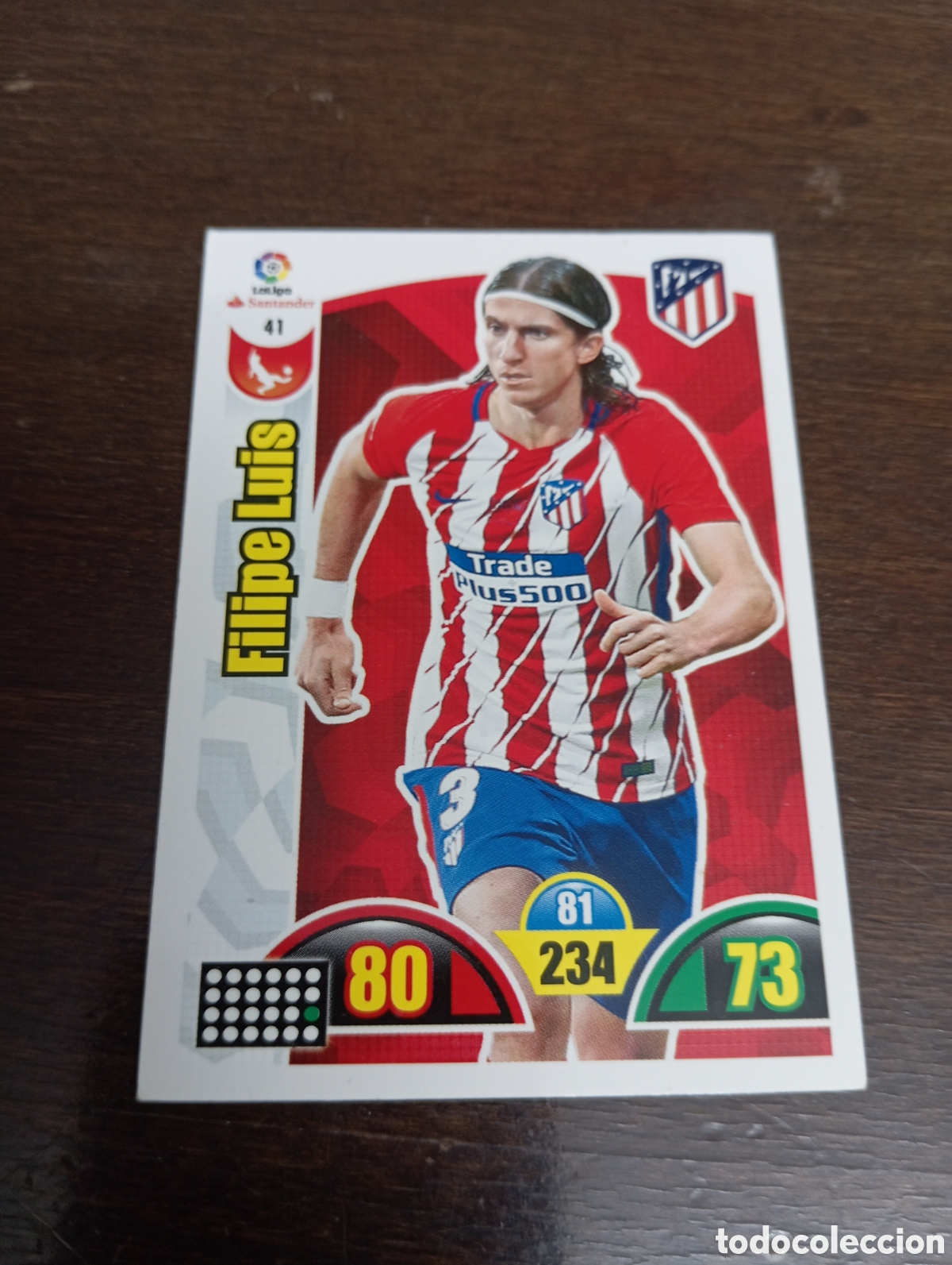 Cartes &agrave; collectionner de Football: 41 FILIPE LUIS ADRENALYN XL 2017 2018 PANINI