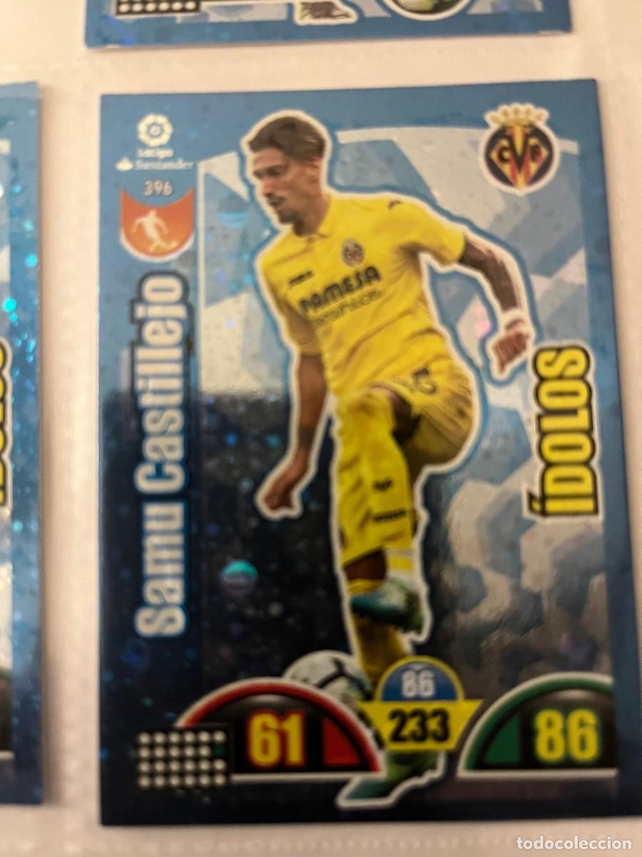 Figurine di Calcio: &Iacute;DOLOS N&ordm; 396 SAMU CASTILLEJO LIGA 2017 2018