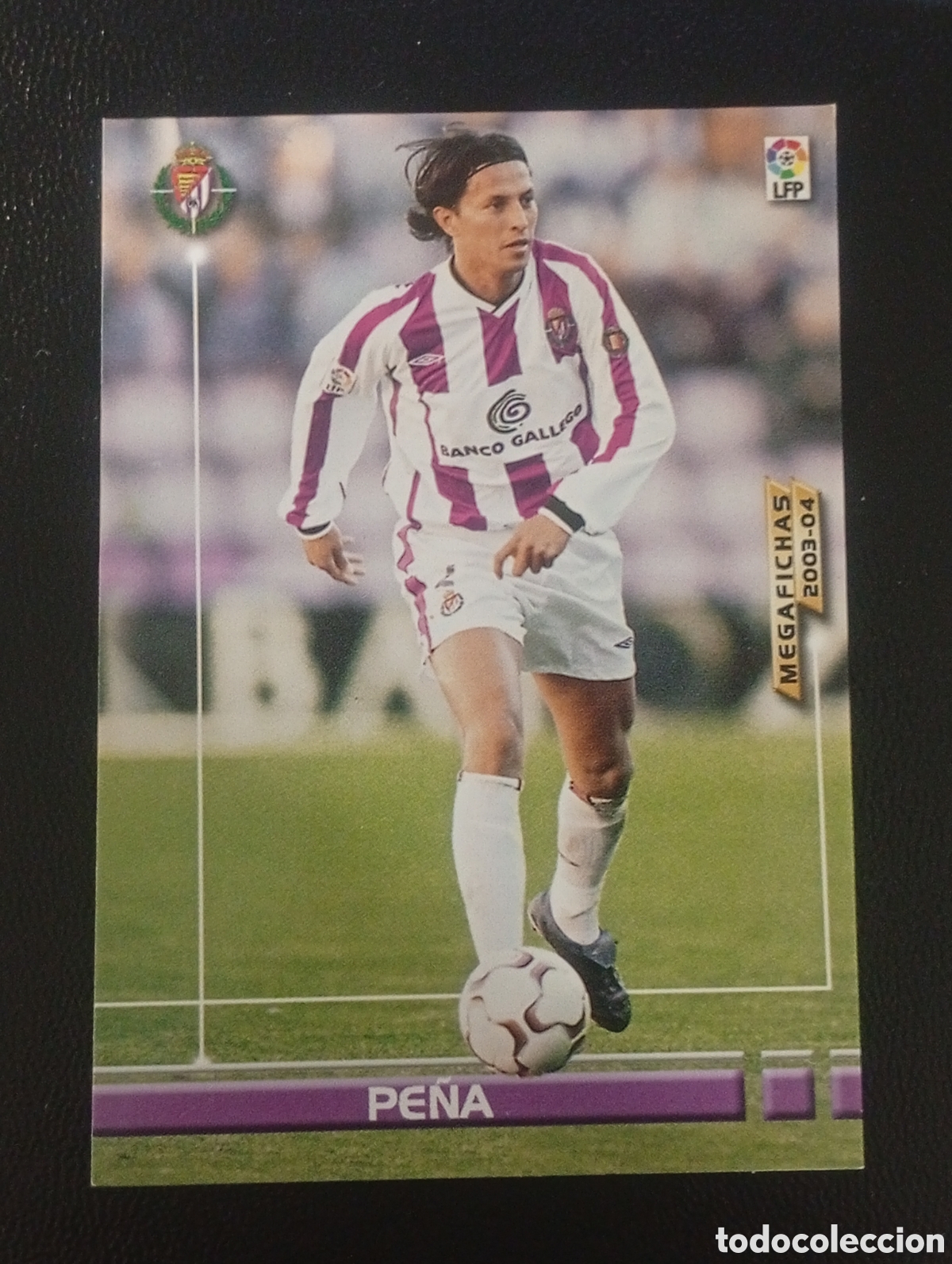 Cromos de f&uacute;tbol: 310 PE&Ntilde;A VALLADOLID 2003 2004 03 04 3 4 MEGAFICHAS MEGA FICHAS MEGACRACKS PANINI CROMOS CARD BOLIVIA