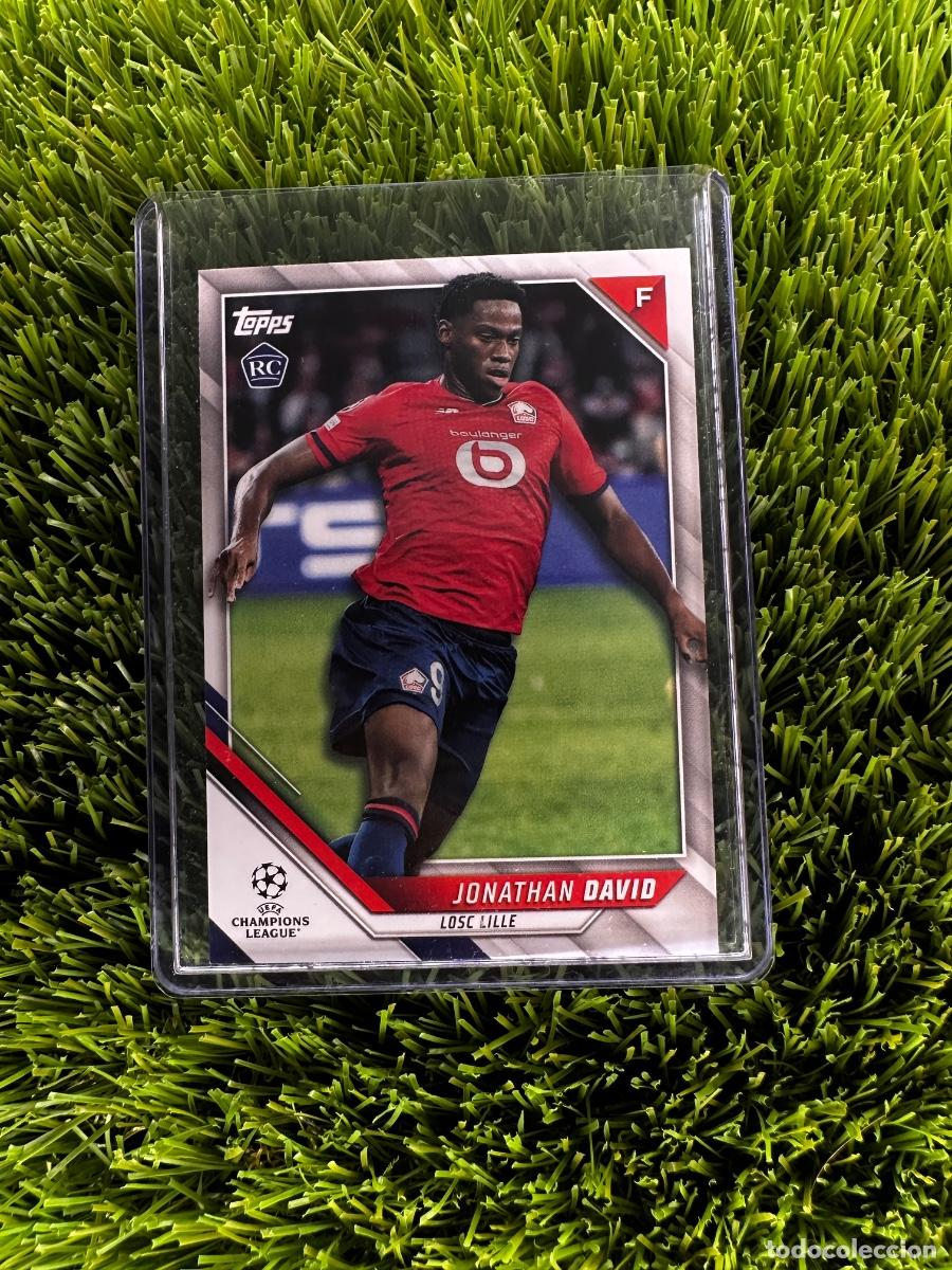 Fu&szlig;ball-Sticker: N&ordm; 176 Jonathan David Rookie Card Lille Topps UEFA Clubs Competitions 21 22