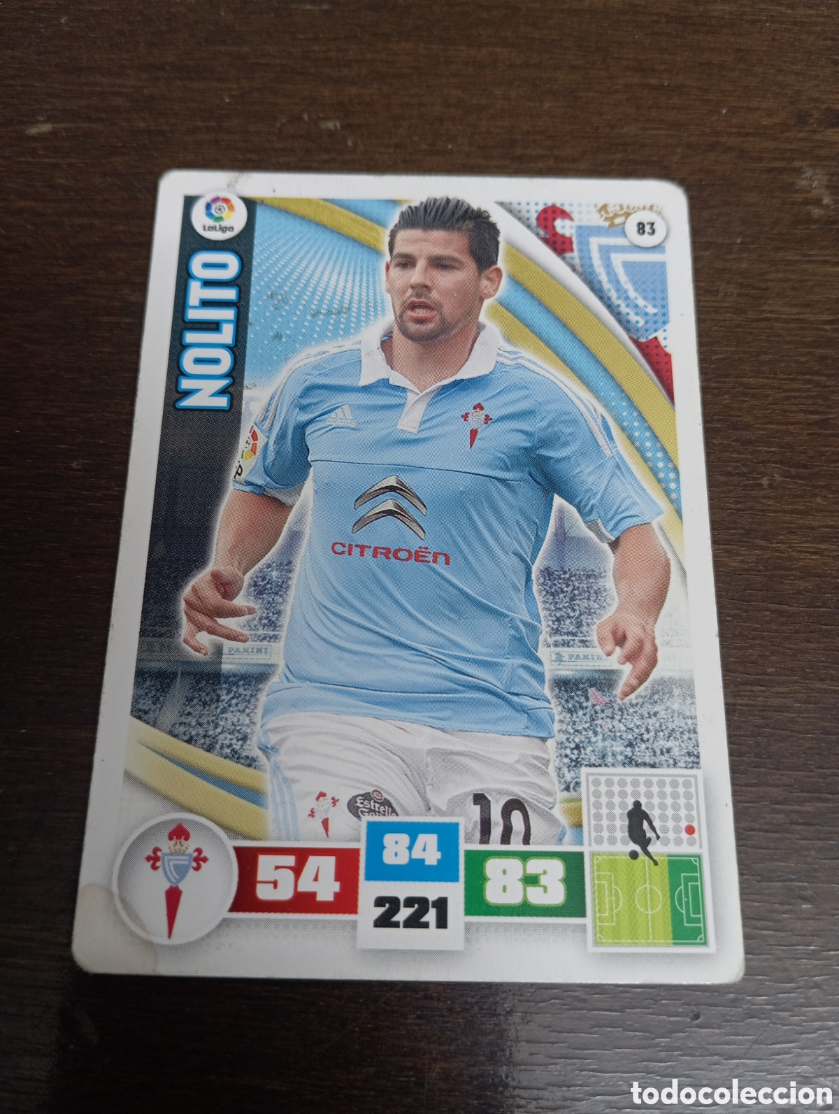 Fu&szlig;ball-Sticker: 83 NOLITO ADRENALYN XL 2015 2016 PANINI