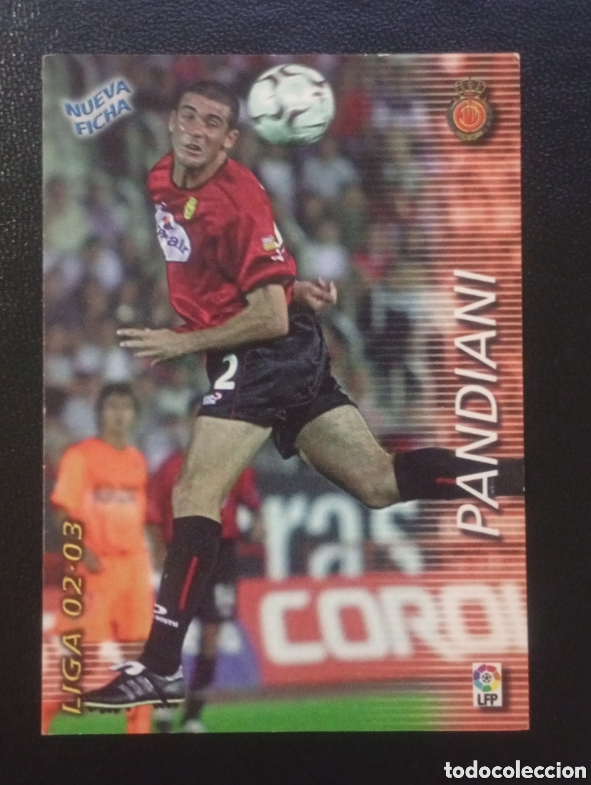 Cromos de Futebol: 198bis nueva ficha PANDIANI MALLORCA 2002 2003 02 03 2 3 MEGAFICHAS MEGA FICHAS PANINI 198 bis