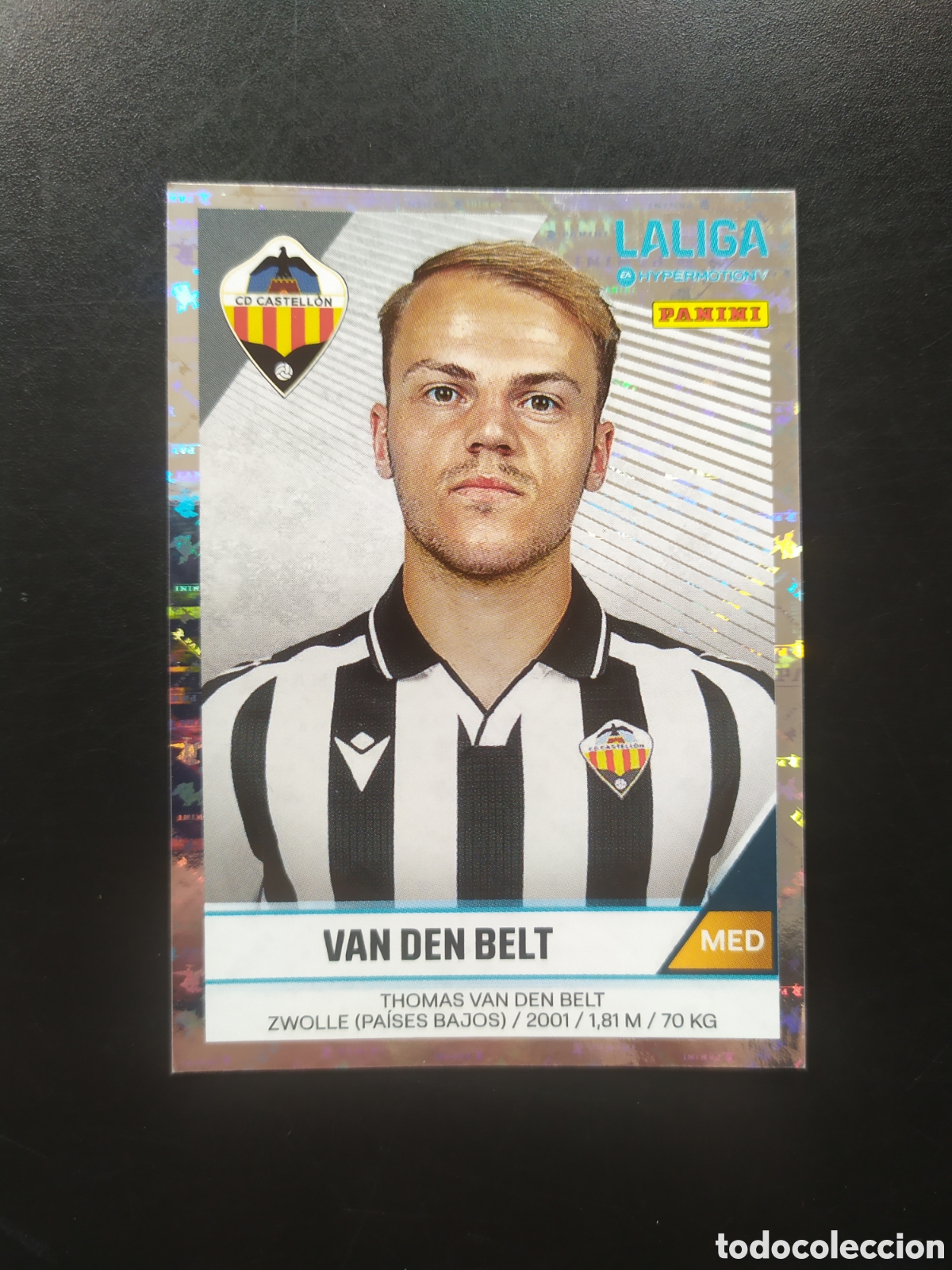 Fu&szlig;ball-Sticker: Liga Hypermotion 2024 2025 24 25 panini Van Den Belt n&deg; 106 Castell&oacute;n