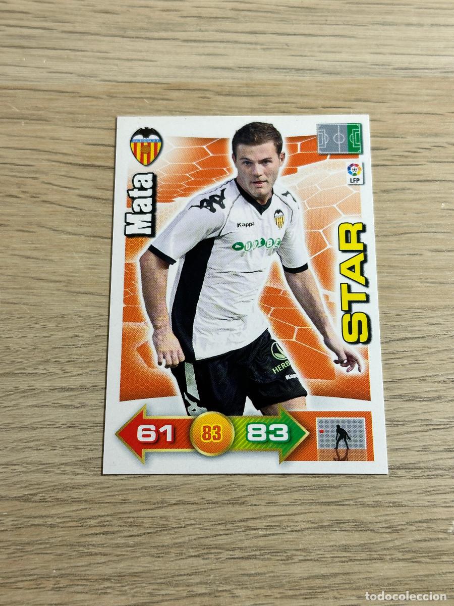 Cromos de F&uacute;tbol: MATA VALENCIA ADRENALYN XL 2010 2011 / 10 11 PANINI
