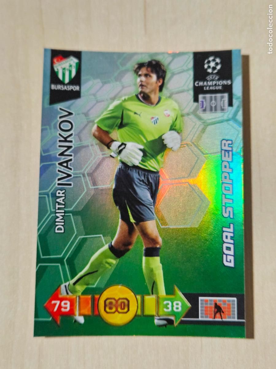 Fu&szlig;ball-Sticker: DIMITAR IVANKOV - GOAL STOPPER - ADRENALYN CHAMPIONS LEAGUE 2010 2011 - 10 11 - BURSAPOR