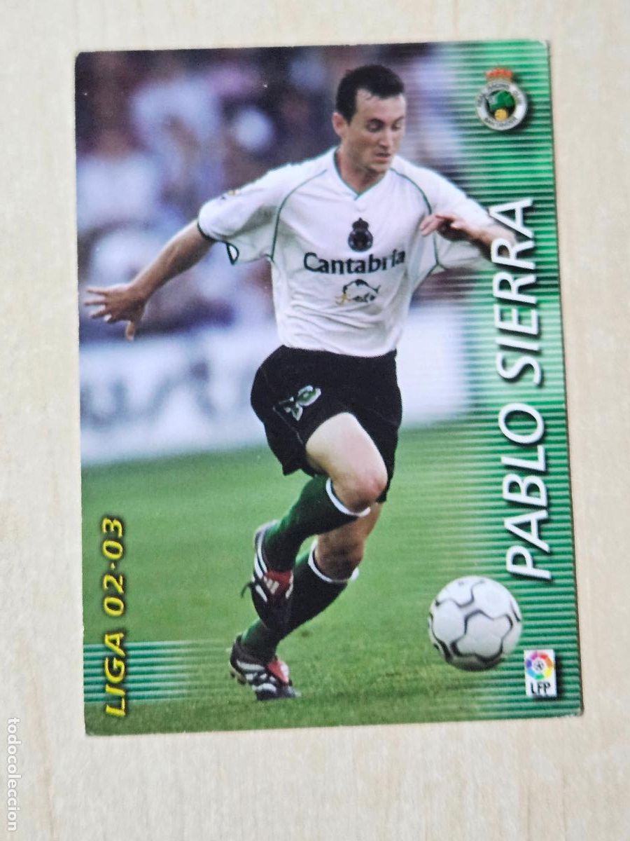 Figurine di Calcio: CROMO N&ordm; 228 PABLO SIERRA - MEGAFICHAS 2002 03 - RACING DE SANTANDER