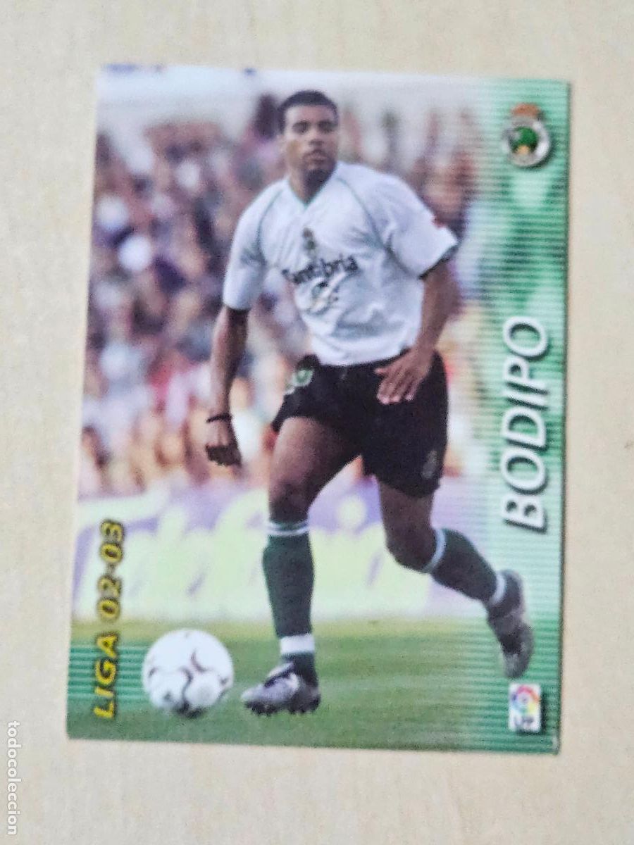 Figurine di Calcio: CROMO N&ordm; 233 BODIPO - MEGAFICHAS 2002 03 - RACING DE SANTANDER