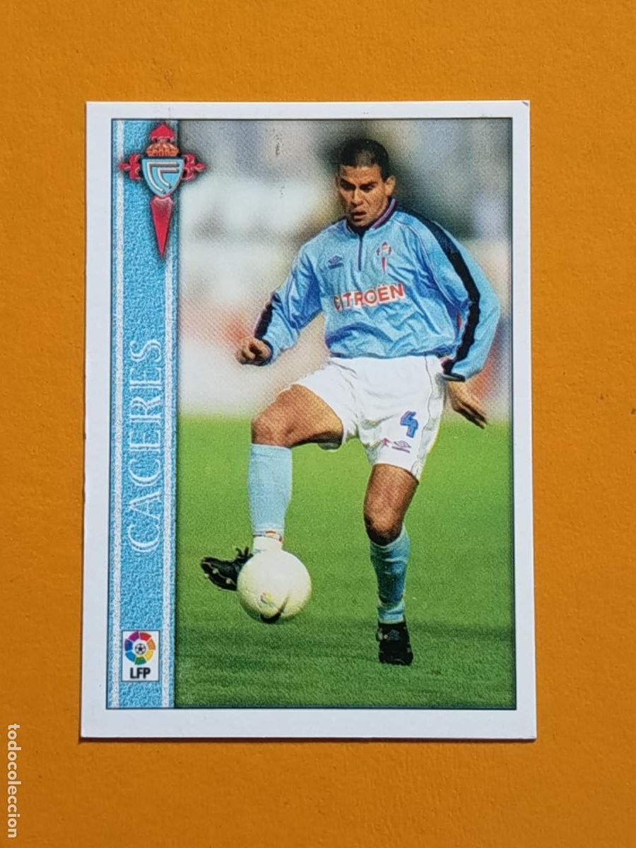 Cromos de F&uacute;tbol: 133 C&Aacute;CERES. REAL CLUB CELTA DE VIGO. LAS FICHAS DE LA LIGA 2001. MUNDICROMO