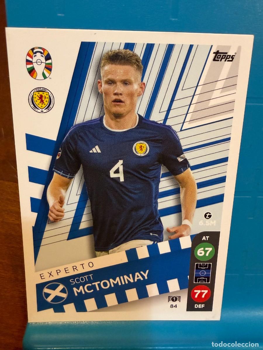 Cromos de f&uacute;tbol: mctominay escocia experto euro 2024 match attax topps lidl