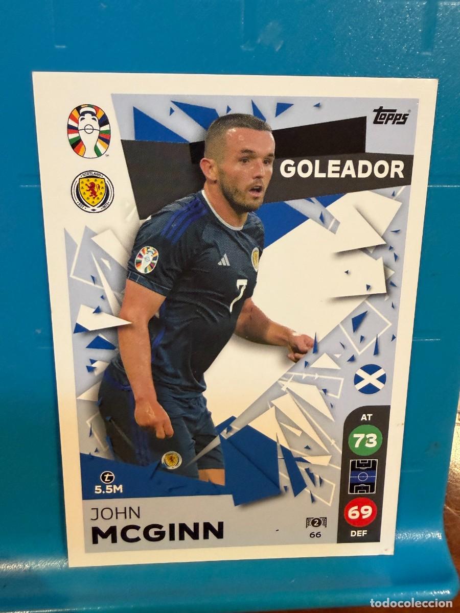 Cromos de f&uacute;tbol: mcginn escocia goleador euro 2024 match attax topps lidl