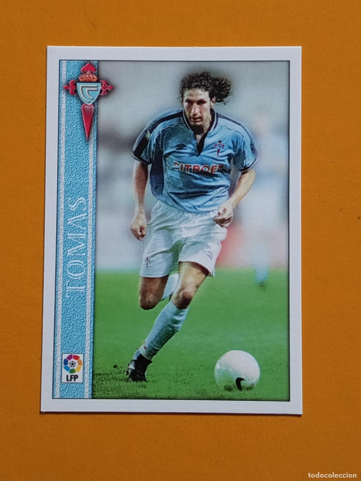 Cromos de F&uacute;tbol: 143 MOSTOVOI. (ERROR ANVERSO TOM&Aacute;S). REAL CLUB CELTA DE VIGO. LAS FICHAS DE LA LIGA 2001. MUNDICROMO