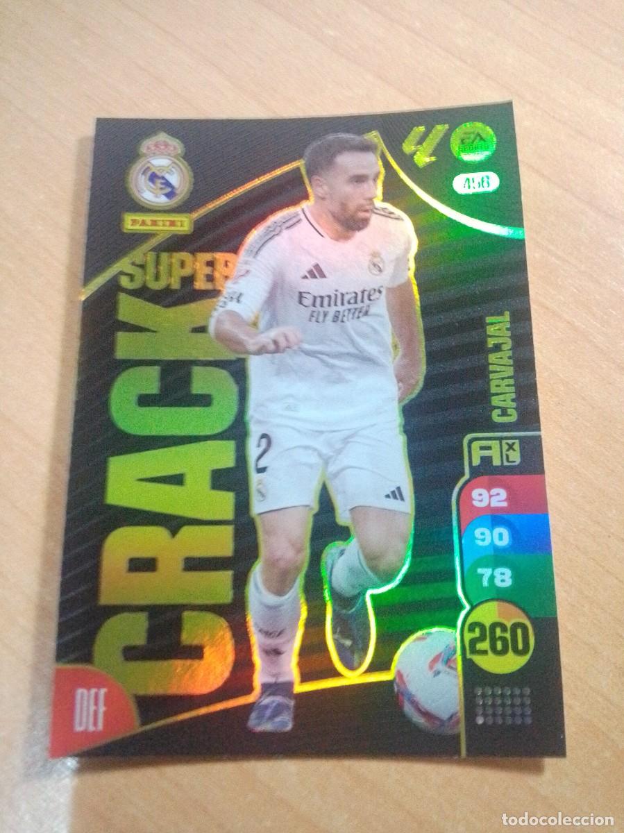 Cromos de F&uacute;tbol: 456 CARVAJAL SUPER CRACK REAL MADRID 2024 2025 ADRENALYN XL 24 25 PANINI