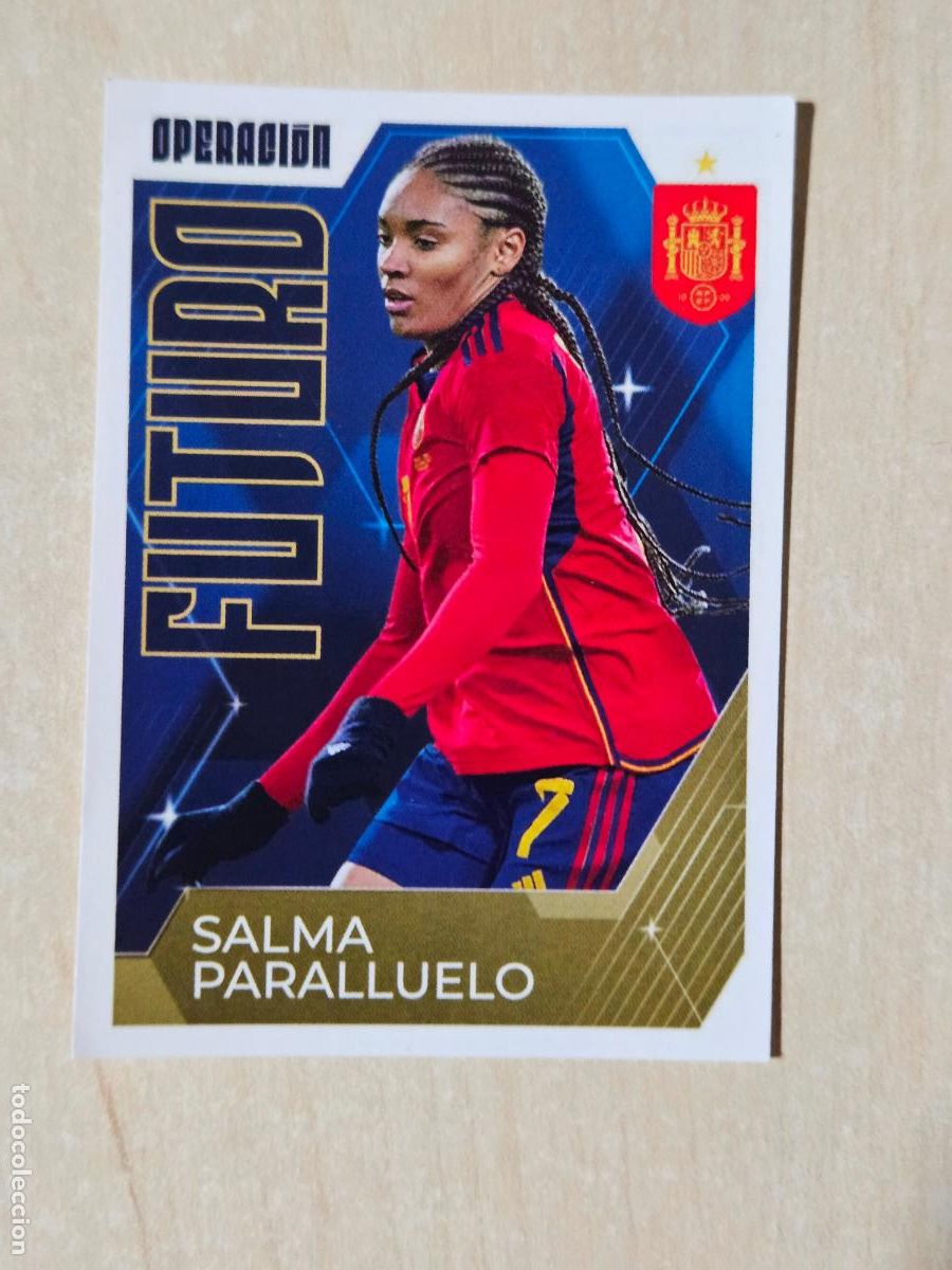 Cromos de F&uacute;tbol: Cromo n&ordm; 71 SALMA (operaci&oacute;n futuro) - Colecci&oacute;n &iexcl;Vamos Selecci&oacute;n! - Panini - Carrefour 2024