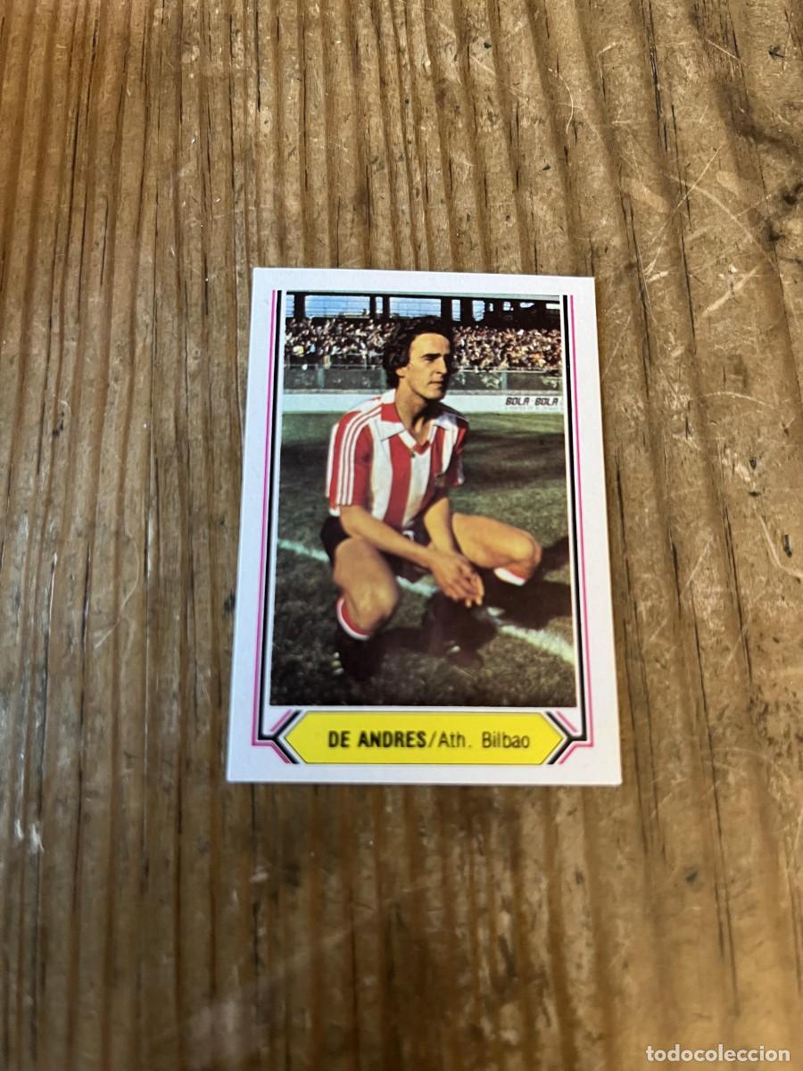 Cartes &agrave; collectionner de Football: CROMO SIN PEGAR NUNCA PEGADO ALBUM LIGA ESTE 80 81 1980 1981 DE ANDRES ATHLETIC BILBAO