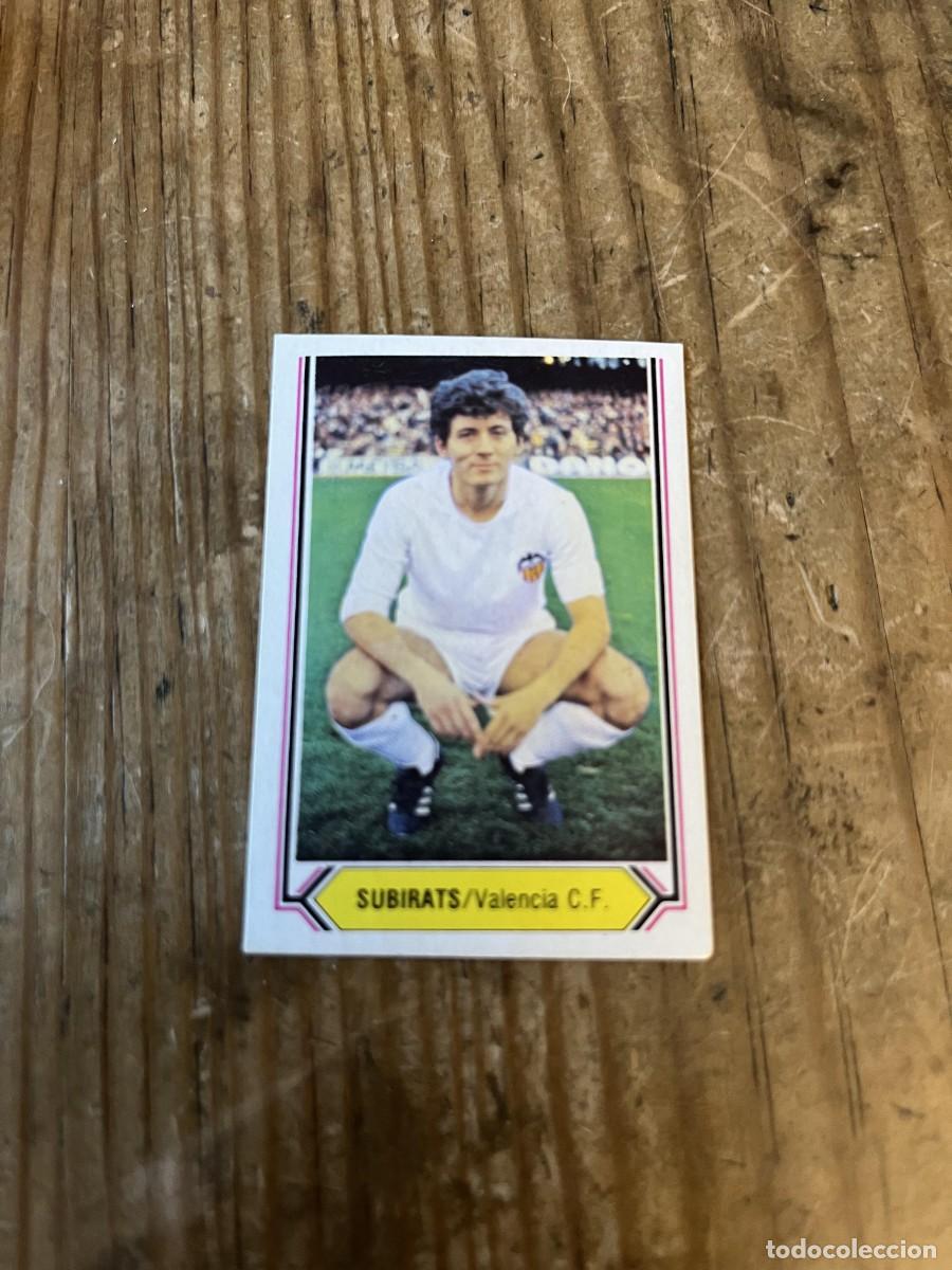 Cromos de Futebol: CROMO SIN PEGAR NUNCA PEGADO ALBUM LIGA ESTE 80 81 1980 1981 SUBIRATS VALENCIA
