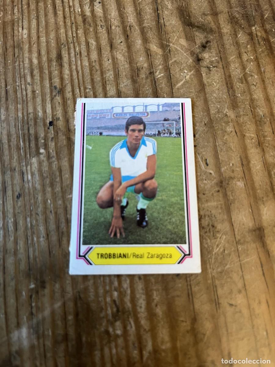 Cromos de F&uacute;tbol: CROMO ALBUM LIGA ESTE 80 81 1980 1981 ULTIMOS FICHAJES # 3 TROBBIANNI REAL ZARAGOZA