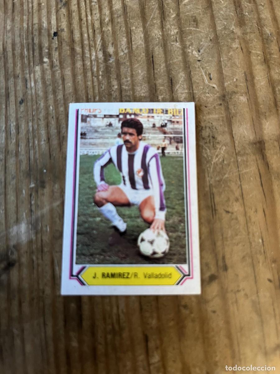 Figurine di Calcio: CROMO ALBUM LIGA ESTE 80 81 1980 1981 J. RAMIREZ REAL VALLADOLID