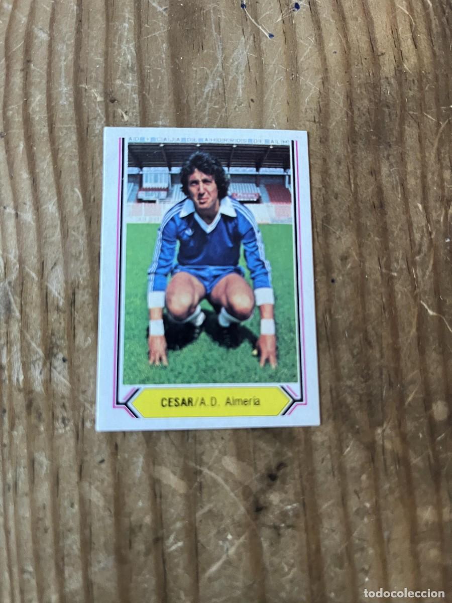 Figurine di Calcio: CROMO ALBUM LIGA ESTE 80 81 1980 1981 ALMERIA CESAR