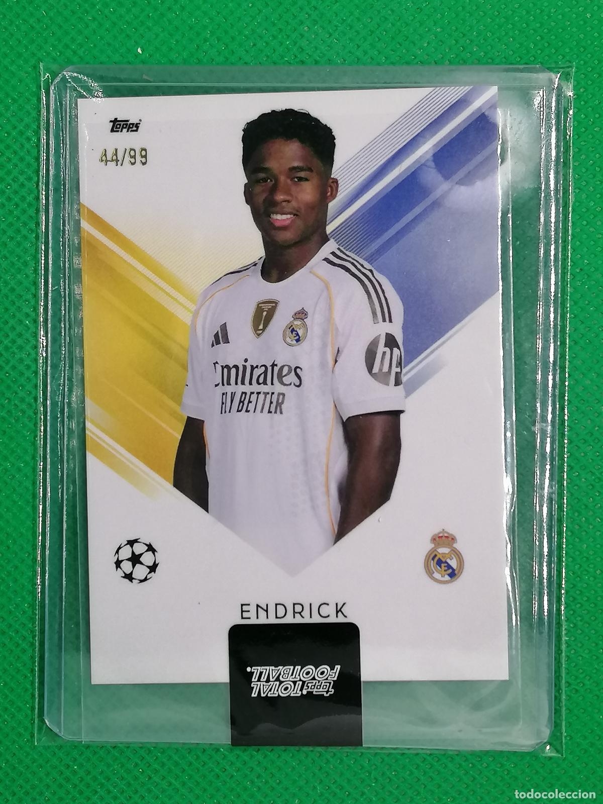 Cromos de f&uacute;tbol: 1029 ENDRICK REAL MADRID BASE CARD /99 ⚽ TOPPS TOTAL FOOTBALL 25 26 2025 2026 ⚽