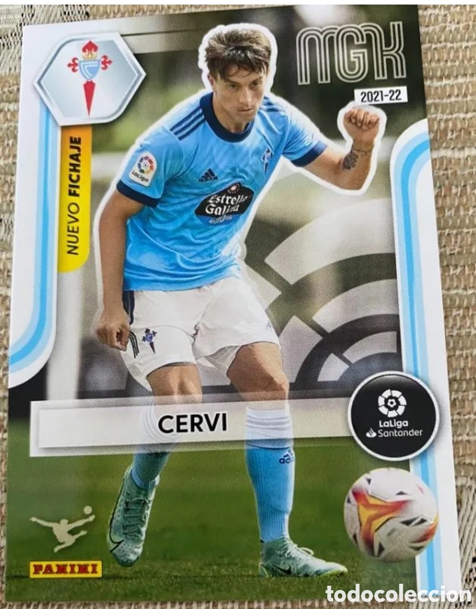 Figurine di Calcio: MEGACRACKS 2021 2022 MGK 21 22 CROMO PANINI FUTBOL N 460 CELTA NUEVO FICHAJE CERVI