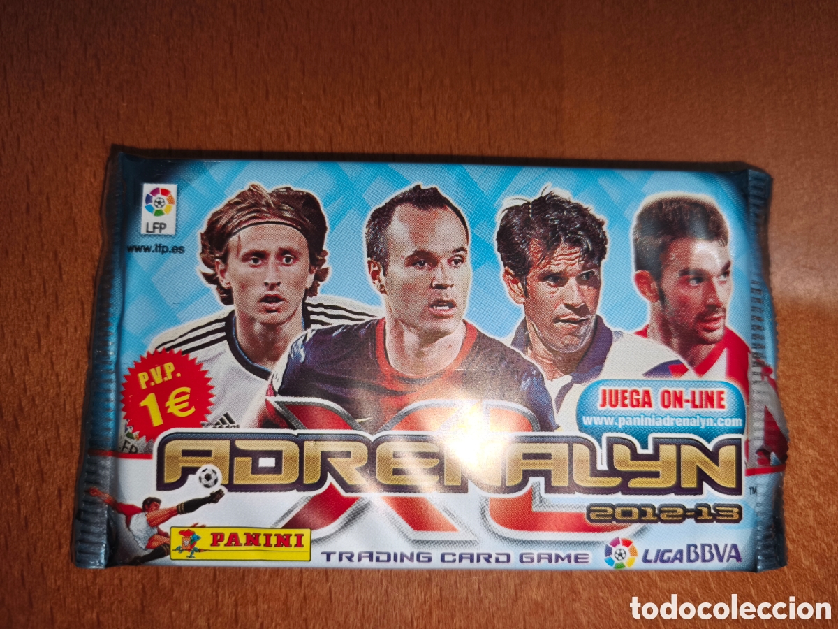 Cromos de f&uacute;tbol: Sobre sin abrir Adrenalyn XL 12/13 Panini