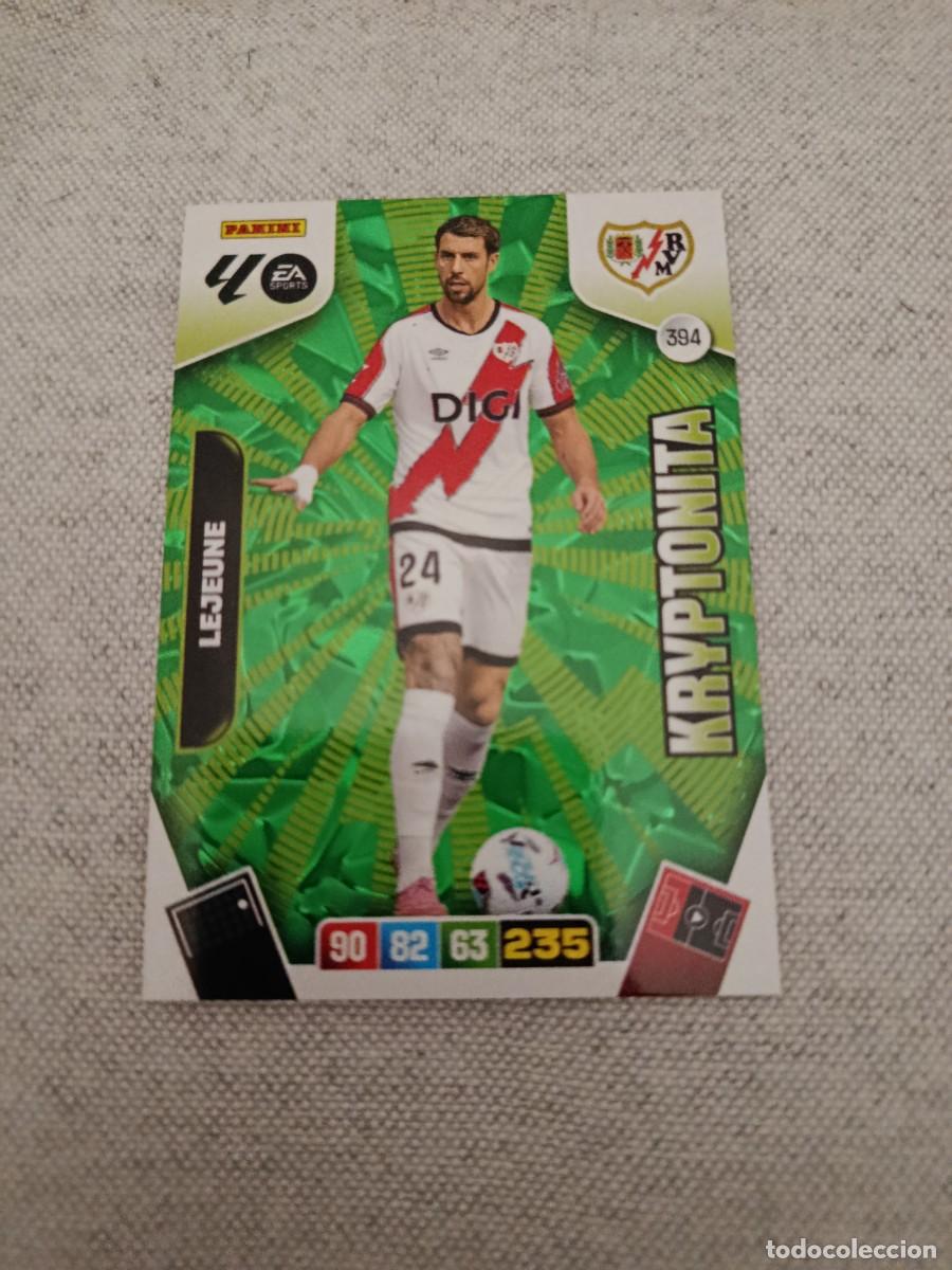 Fu&szlig;ball-Sticker: Adrenalyn 25/26. 394- Lejeune. Rayo Vallecano. Kryptonita.