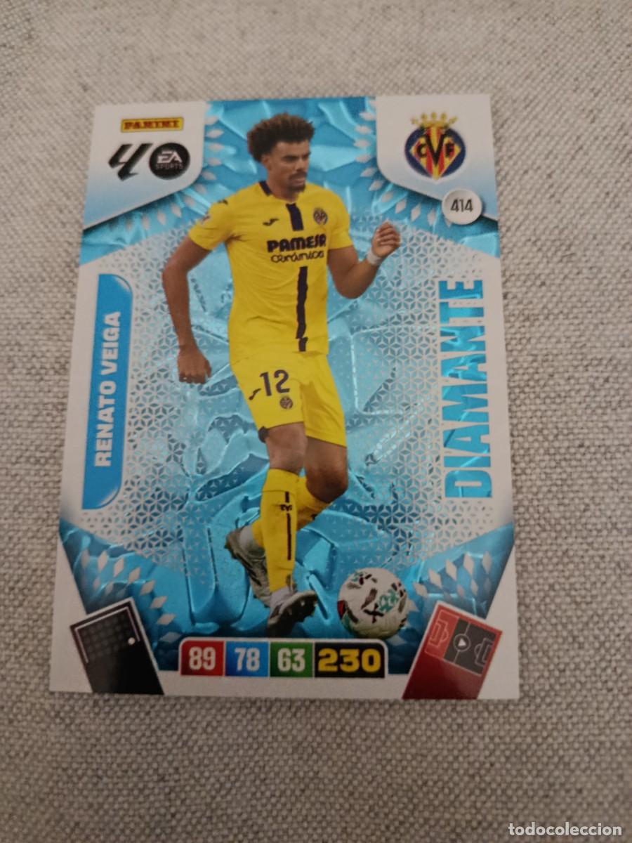 Fu&szlig;ball-Sticker: Adrenalyn 25/26. 414- Renato Veiga. Villarreal. Diamante.