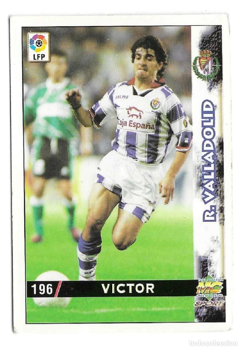 Football Stickers: VICTOR FERNANDEZ GUTIERREZ - LIGA 98-99 - VALLADOLID - N&ordm; 196 MUNDI CROMO