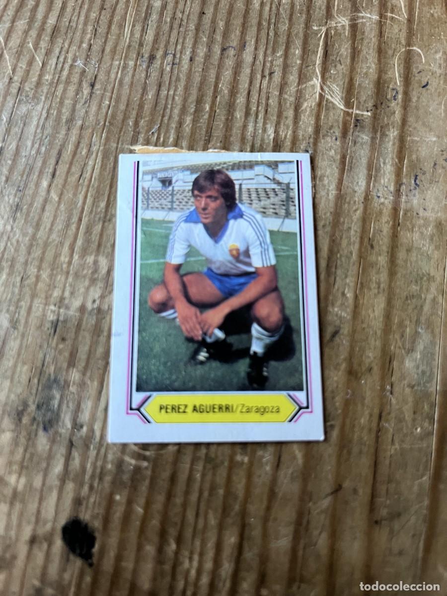 Cromos de F&uacute;tbol: CROMO ALBUM LIGA ESTE 80 81 1980 1981 REAL ZARAGOZA PEREZ AGUERRI
