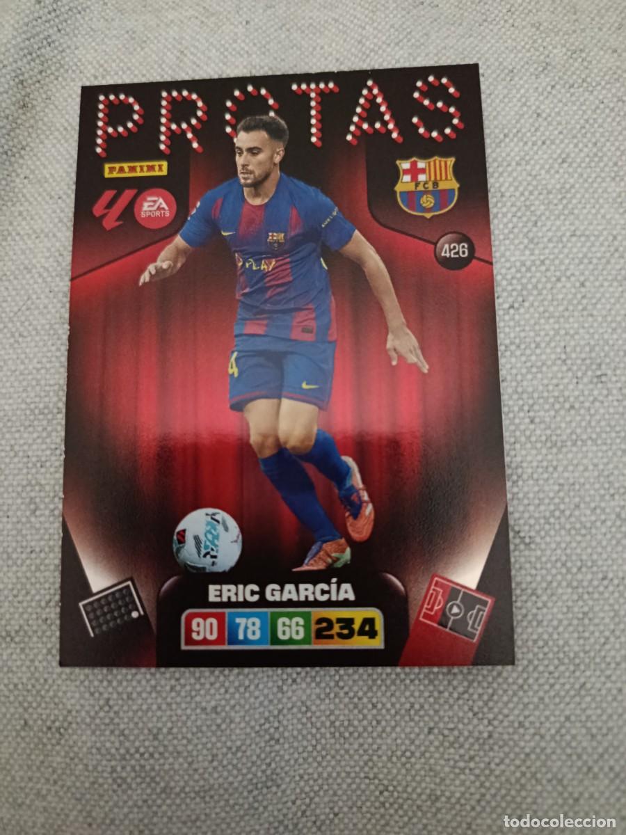 Fu&szlig;ball-Sticker: Adrenalyn 25/26. 426- Eric Garc&iacute;a. Barcelona. Protas.