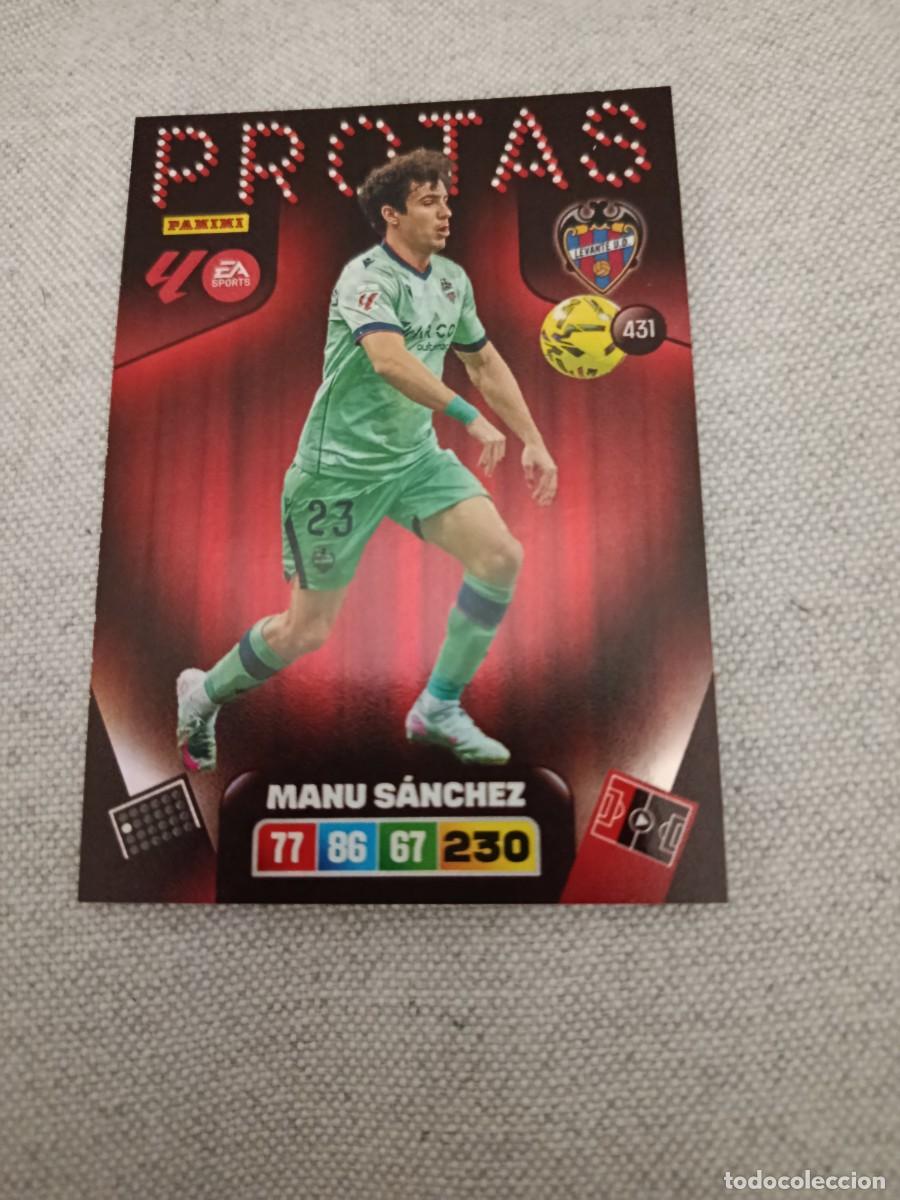Football Stickers: Adrenalyn 25/26. 431- Manu S&aacute;nchez. Levante. Protas.