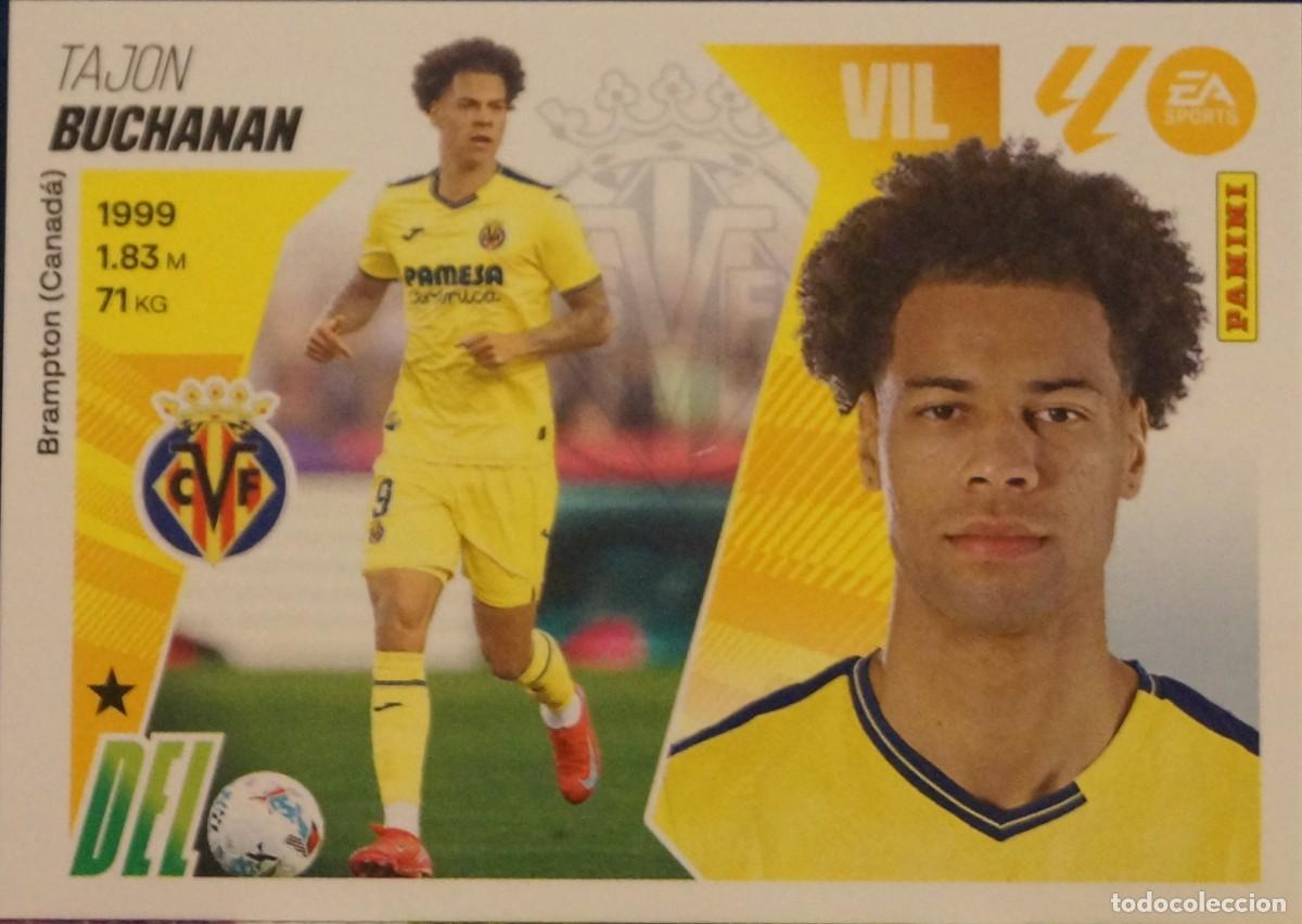 Fu&szlig;ball-Sticker: LIGA 25-26 / BUCHANAN / VILLAREAL / 20 BIS