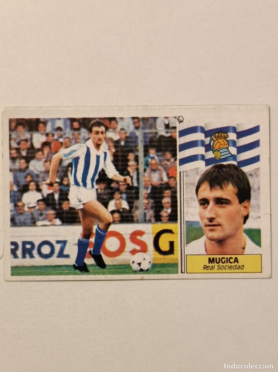 Cromos de f&uacute;tbol: MUGICA REAL SOCIEDAD LIGA 86/87 ESTE