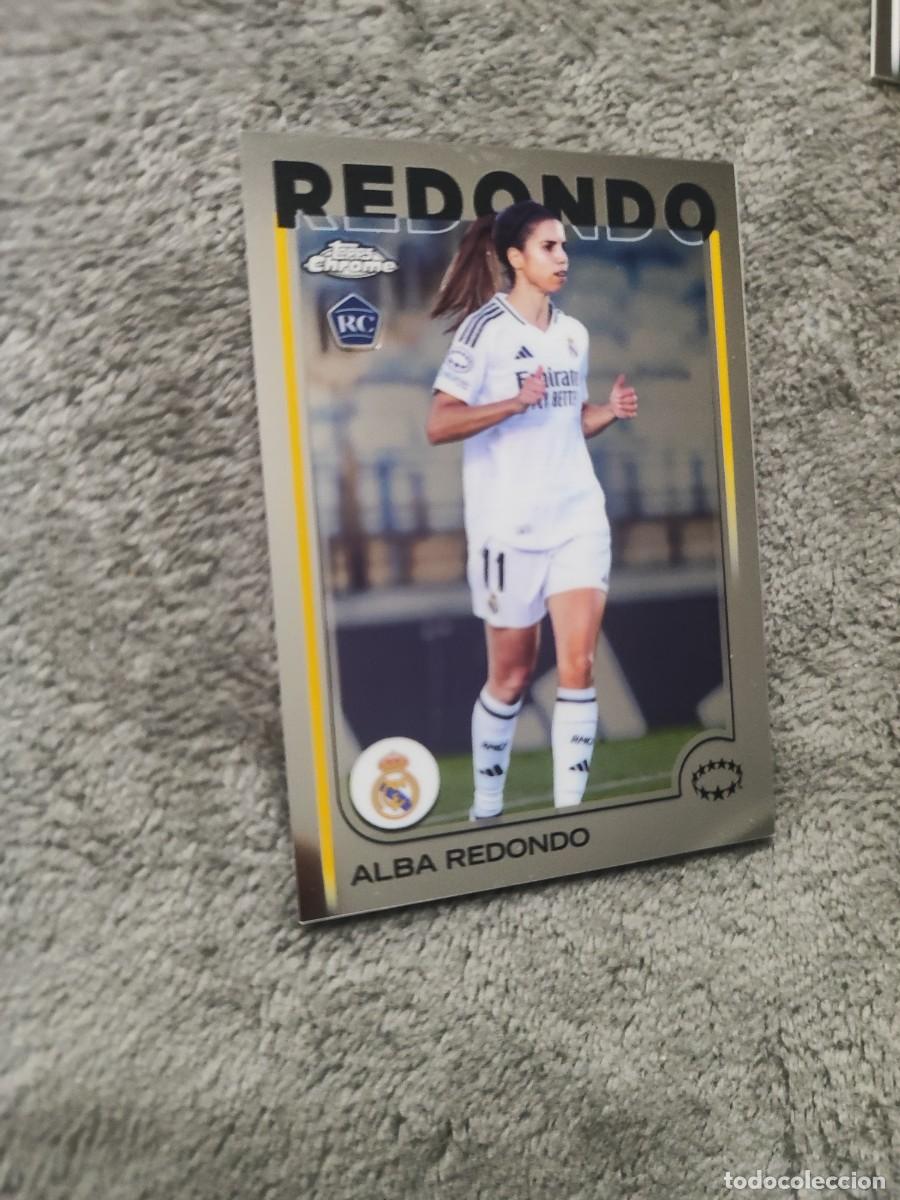 Figurine di Calcio: 37 ALBA REDONDO REAL MADRID C.F. RC ROOKIE CARD UWCL CHROME 2024/25 TOPPS WOMEN CHAMPIONS LEAGUE 202